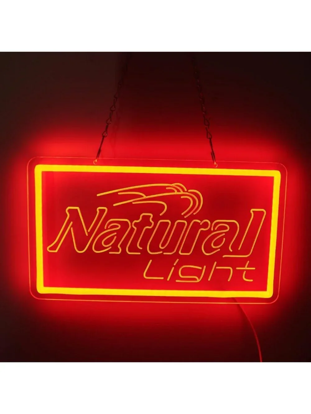 Dimmable Neon Beer Sign Wall Decor - USB LED Light for Home Bar & Man Cave
